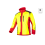 Softshell jacket with detachable sleeves SIP PROTECTION 1SWS FUYU - red/yellow