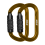 STEIN SECURA OVAL Alu carabiner - Twin Pack - gold