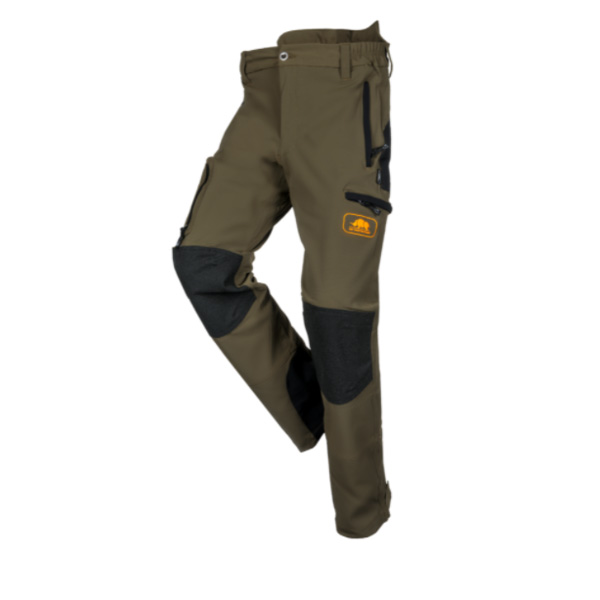 SIP PROTECTION 1SSP arborist trousers - olive - Right/Left: 3XL