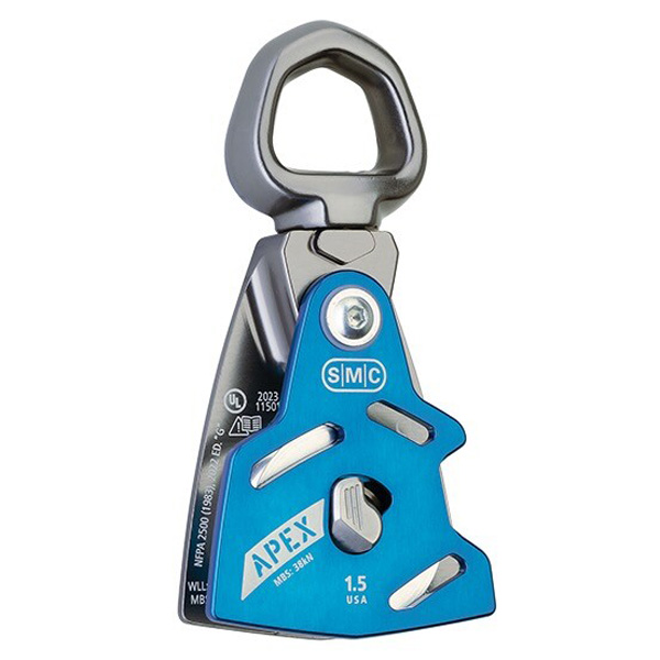 Forgószemes csiga SMC APEX SWIVEL 1.5 - 38 kN fekete