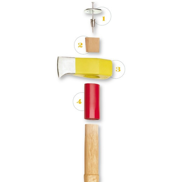Axe OCHSENKOPF UNIVERSAL GOLD FORREST AXE ROTBAND PLUS 700
