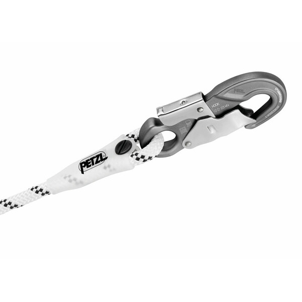 Adjustable connector with PETZL GRILLON HOOK European version