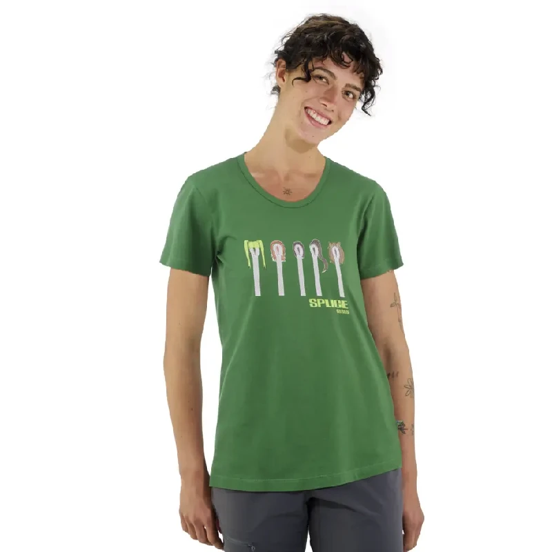 EDELRID WO SPLICE GIRLS T women's t-shirt green