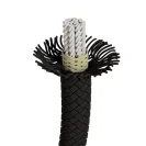 TEUFELBERGER RESCUE ASSAULT 11 mm static rope - black TEUFELBERGER RESCUE ASSAULT 11 mm static rope - black
