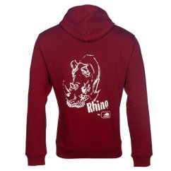 Mikina SIP PROTECTION RHINO HOODIE tmavě červená