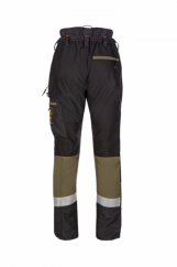 Protipořezové kalhoty SIP PROTECTION 1SBD CANOPY AIR-GO SHORT 75 cm khaki