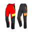 Protipořezové kalhoty SOLIDUR COMFY STANDART třída 1 typ A - červená