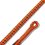 Arborist rope TEUFELBERGER TACHYON 11.5 mm 1x eye spLIFE - orange/blue