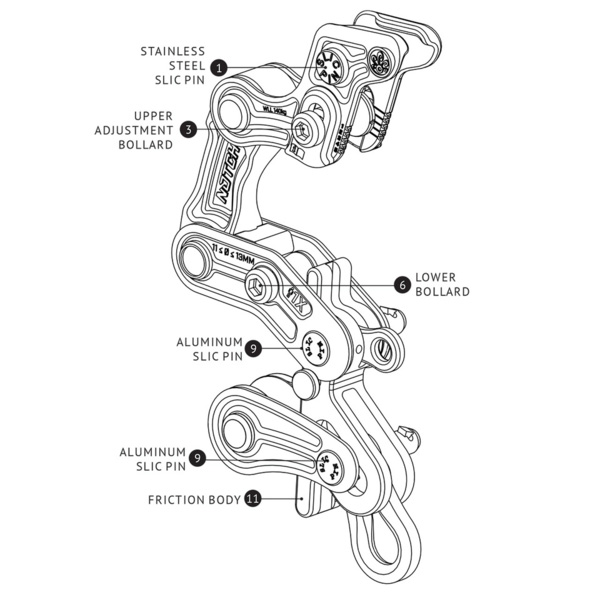 Spare parts for ROPE RUNNER PRO