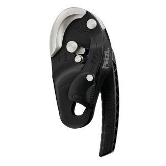 Zlaňovacia brzda PETZL RIG - čierna