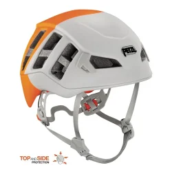 Kask wspinaczkowy PETZL METEOR – biało-pomarańczowy