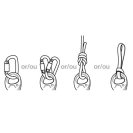 Simple pulley PETZL SPIN L1 yellow
