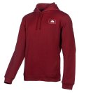 Mikina SIP PROTECTION RHINO HOODIE tmavo červená