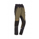 Protiporezové nohavice SIP PROTECTION 1SBD CANOPY AIR-GO SHORT 75 cm khaki
