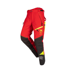 Protiporezové nohavice SIP PROTECTION 1SPO NINJA SHORT 75 cm - červená