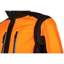 Softshell jacket with detachable sleeves SIP PROTECTION 1SWS FUYU - orange/black