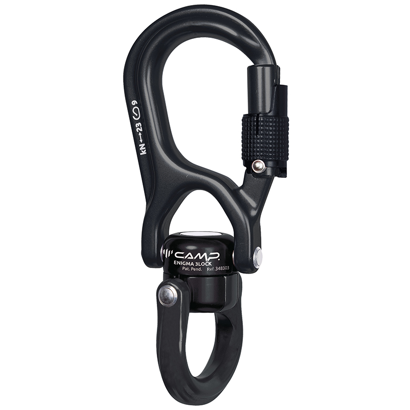 CAMP ENIGMA 3Lock Black swiveling connector