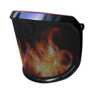 Protective shield PROTOS INTEGRAL VISOR F39 - FLAMES