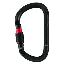 PETZL VULCAN Screw-Lock carabiner - black