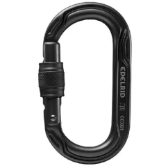 EDELRID OVAL POWER 2500 SCREW black