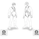 Tlumič pádu PETZL ABSORBICA-Y FLEX 150 cm