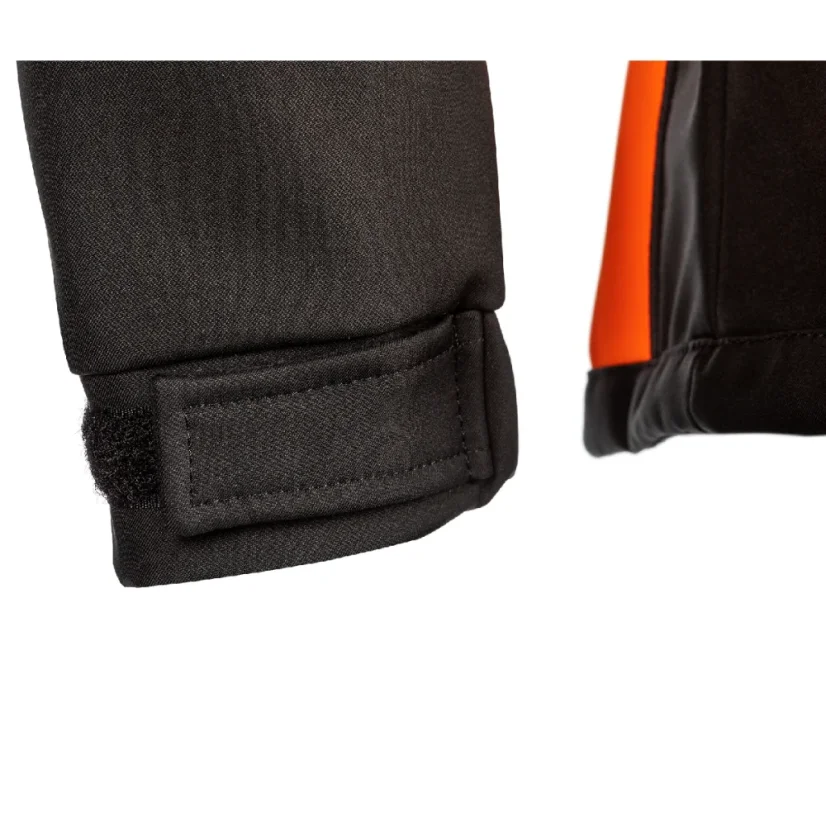 Softshell jacket with detachable sleeves SIP PROTECTION 1SWS FUYU - orange/black