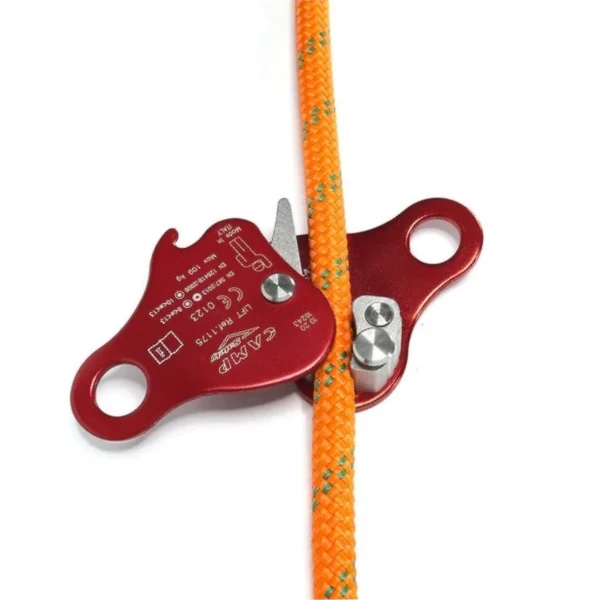 CAMP LIFT rope clamp with a toothless cam