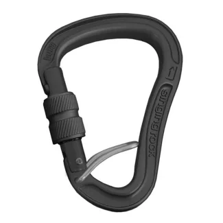 SINGING ROCK BORA GP SCREW HMS carabiner – black SINGING ROCK BORA GP SCREW HMS carabiner – black