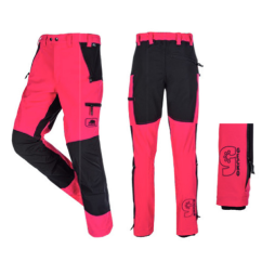Lezecké kalhoty SIP PROTECTION 1SS5 GECKO růžová - limitovaná edice