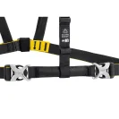 Two hybrid metal buckles are adjustable and can be fastened and unfastened, making it easy to put on and take off