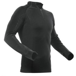 Thermal T-shirt PFANNER MERINO SHIRT LONG SLEEVES - black