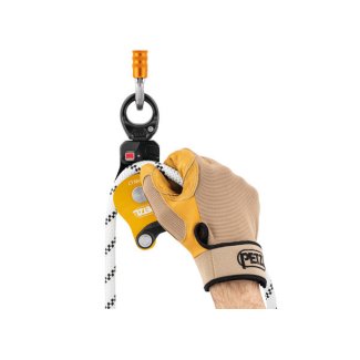 Simple pulley PETZL SPIN L1 yellow