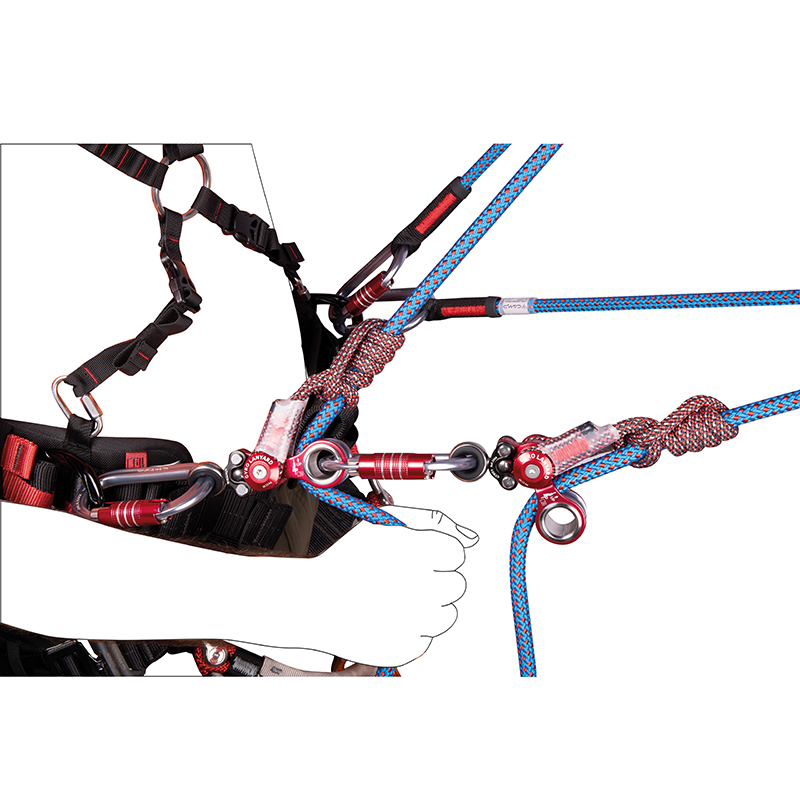 CAMP GYRO LANYARD TWIN + 4× 2125