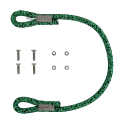 Náhradní most DMM KINISI ROPE BRIDGE 2x oko tmavě zelená
