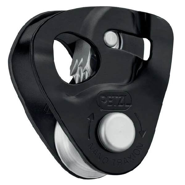 Kladka s blokantem PETZL NANO TRAXION čierná