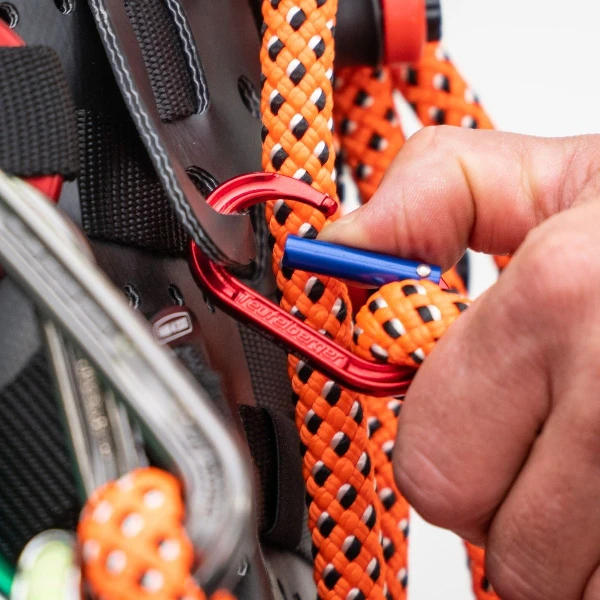 TEUFELBERGER miniME carabiner - red