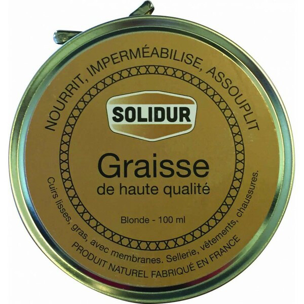 Leather shoe balm SOLIDUR GRAISSE