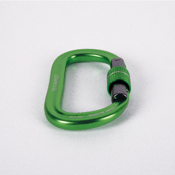 CAMP OVAL XL Lock carabiner  - green