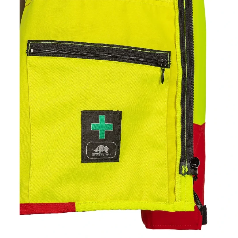 SIP PROTECTION 1SKO SHINOBI work jacket Hi-Vis yellow/red