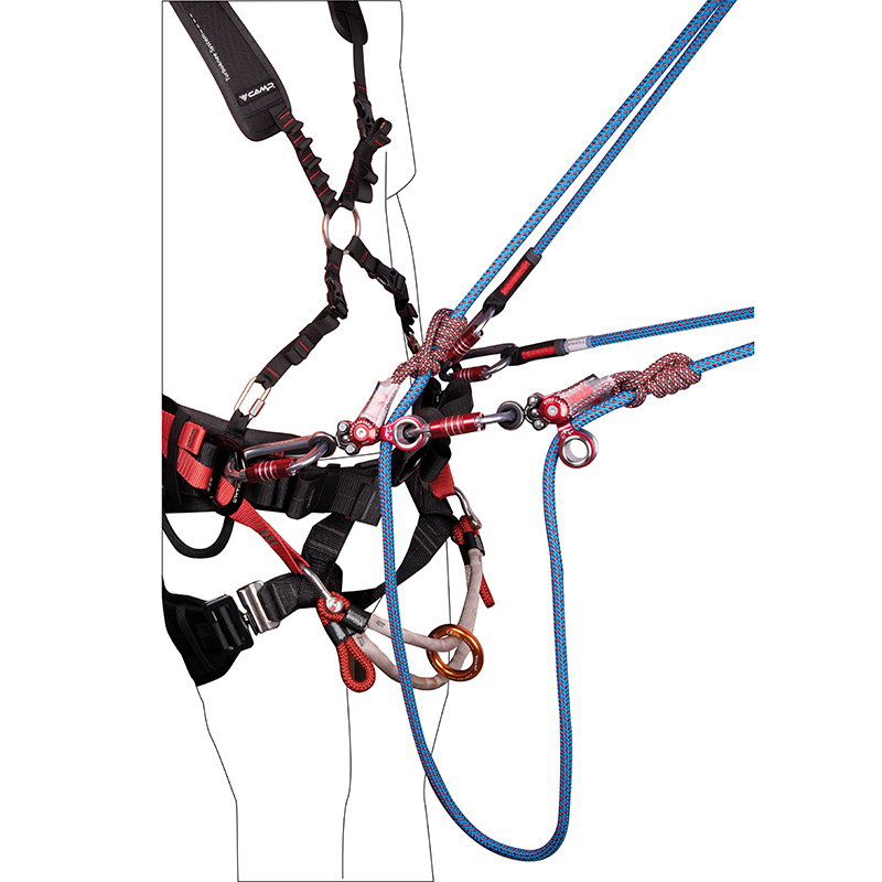 CAMP GYRO LANYARD TWIN + 4× 2125