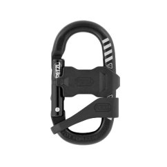 Auxiliary mini carabiner with PETZL MINO accessories
