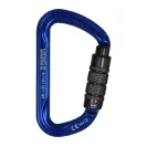 STEIN SECURA D-SHAPE ALU carabiner - blue STEIN SECURA D-SHAPE ALU carabiner - blue