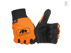 Antivibrační rukavice SIP PROTECTION LOGGER 2XA2 Hi-Vis oranžovo-černá