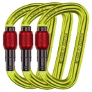 Karabina OCÚN FALCON SCREW – 3 pack – zelená