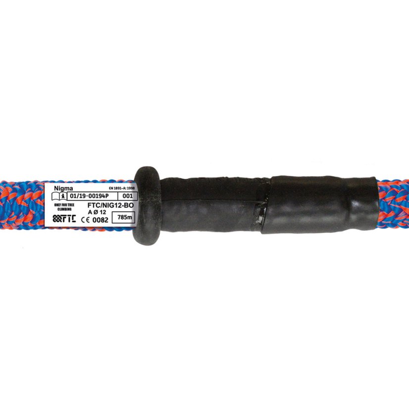 Arborista kötél FTC NIGMA BLUE ORANGE 12 mm 45m 1x szem