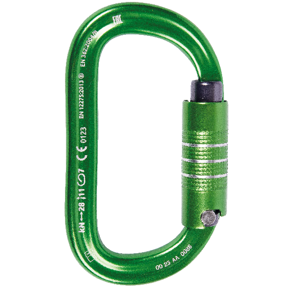 CAMP OVAL XL 3Lock carabiner - green