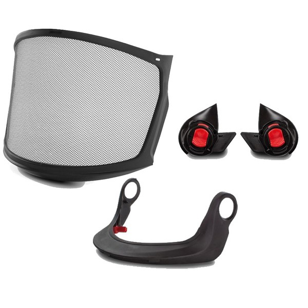 Protective shield set KASK VISOR ZEN MM + adapter + carrier