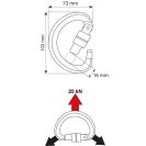 CAMP TRIAD LOCK semi-circular carabiner