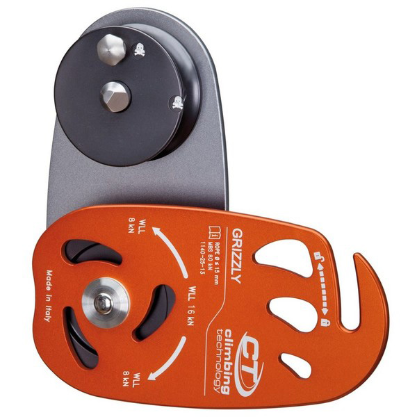 CLIMBING TECHNOLOGY GRIZZLY lowering pulley 80 kN