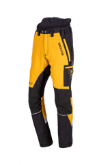 Protipořezové kalhoty SIP PROTECTION 1SBD CANOPY AIR-GO SHORT 75 cm žlutá